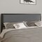 Merrick Lane West Avenue Headboard Upholstered Headboard With Metal Frame and Adjustable Rail Slots